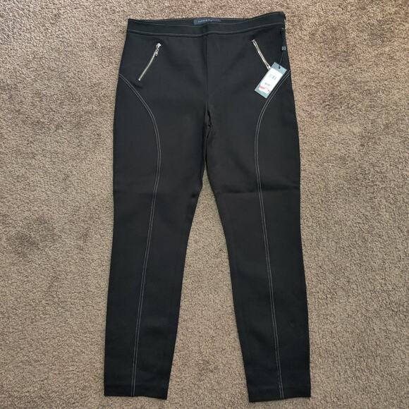 Tommy Hilfiger Pants - NWT Tommy Hilfiger Leggings Women's 12 Stretch Active Pants Black White ( New )
